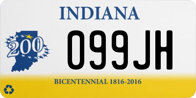 IN license plate 099JH