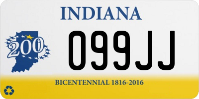 IN license plate 099JJ