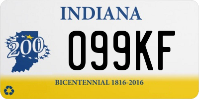 IN license plate 099KF