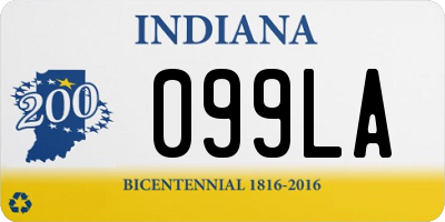 IN license plate 099LA