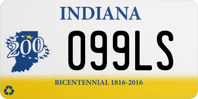 IN license plate 099LS