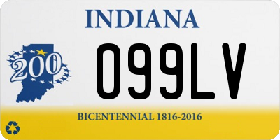 IN license plate 099LV