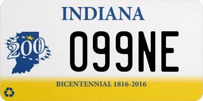 IN license plate 099NE