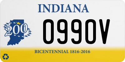 IN license plate 099OV