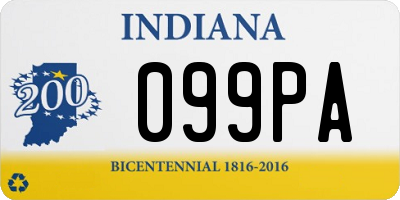 IN license plate 099PA