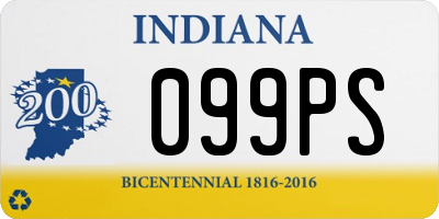 IN license plate 099PS