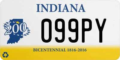 IN license plate 099PY