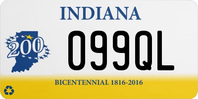 IN license plate 099QL