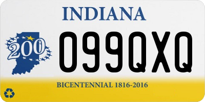 IN license plate 099QXQ