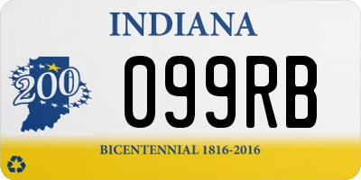 IN license plate 099RB