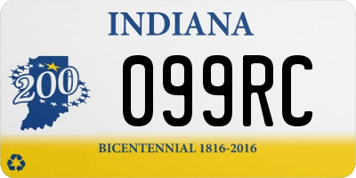 IN license plate 099RC