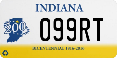 IN license plate 099RT