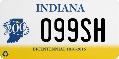 IN license plate 099SH