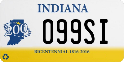 IN license plate 099SI