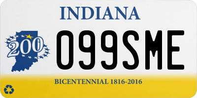 IN license plate 099SME