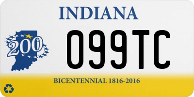 IN license plate 099TC