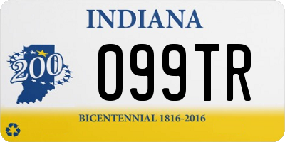 IN license plate 099TR