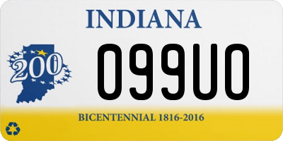 IN license plate 099UO