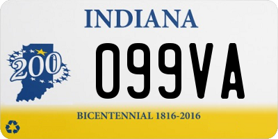 IN license plate 099VA