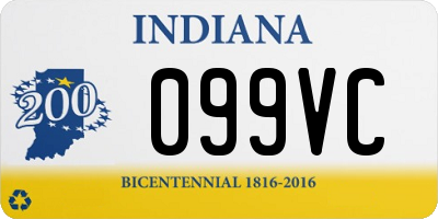 IN license plate 099VC