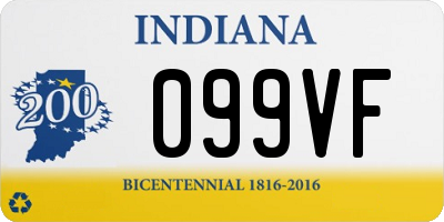 IN license plate 099VF