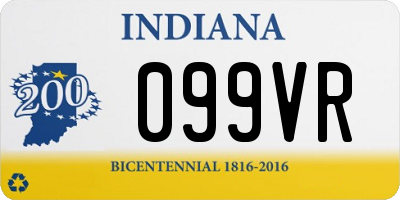 IN license plate 099VR