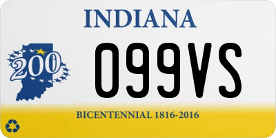 IN license plate 099VS