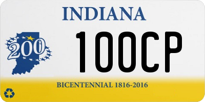 IN license plate 100CP