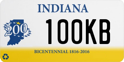 IN license plate 100KB