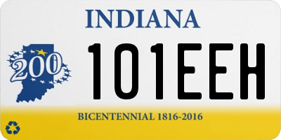 IN license plate 101EEH