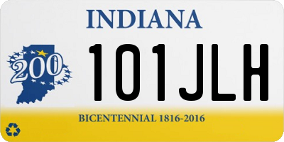 IN license plate 101JLH