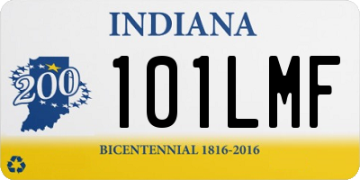 IN license plate 101LMF