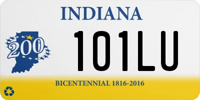 IN license plate 101LU