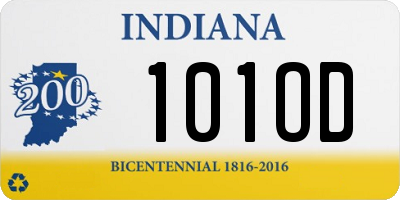 IN license plate 101OD