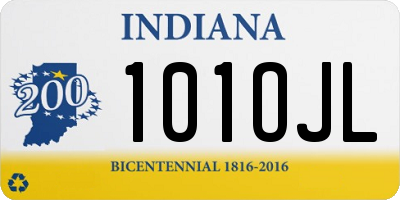 IN license plate 101OJL