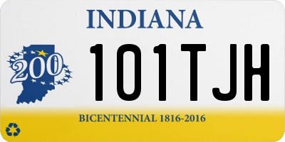 IN license plate 101TJH