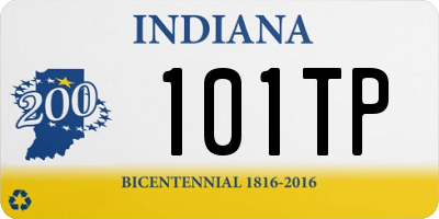 IN license plate 101TP