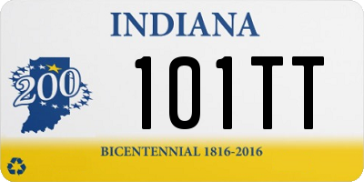 IN license plate 101TT