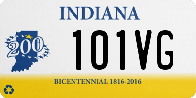 IN license plate 101VG