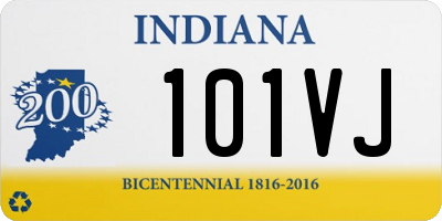 IN license plate 101VJ