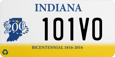 IN license plate 101VO