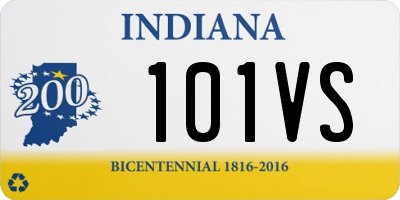 IN license plate 101VS