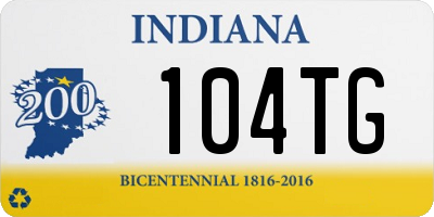 IN license plate 104TG