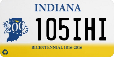 IN license plate 105IHI