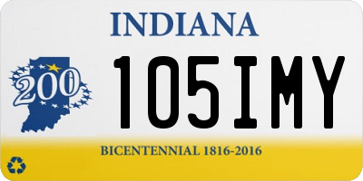 IN license plate 105IMY