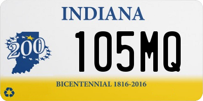 IN license plate 105MQ