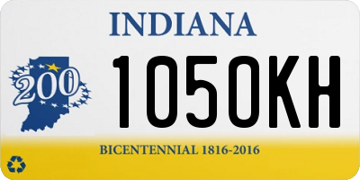 IN license plate 105OKH