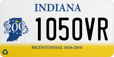 IN license plate 105OVR