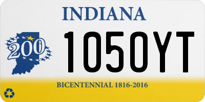 IN license plate 105OYT