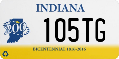 IN license plate 105TG